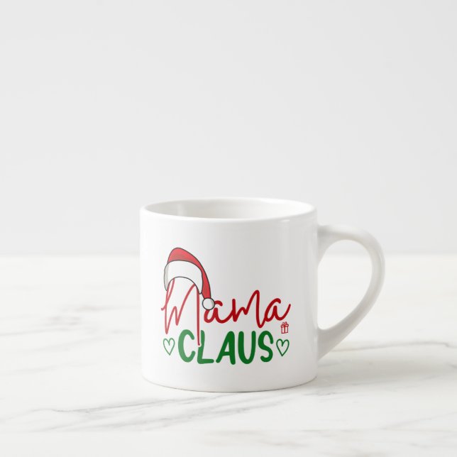 Mama Claus Christmas Design-60094 Espresso Cup (Right)