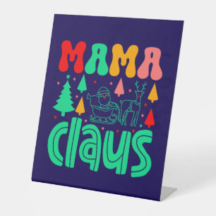 Mama Claus Christmas Design-60097 Pedestal Sign