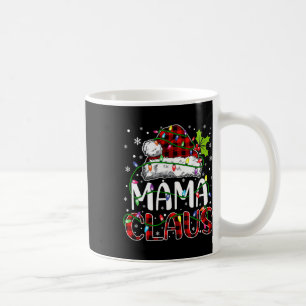 Mama Claus Christmas Lights Matching Family Xmas P Coffee Mug