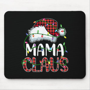 Mama Claus Christmas Lights Matching Family Xmas P Mouse Mat