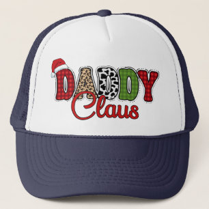 Mama Claus Christmas Plaid Text Design-50096 Trucker Hat