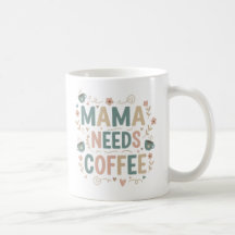 Mama Coffee Mug | Floral Mother's Day Ceramic Mug