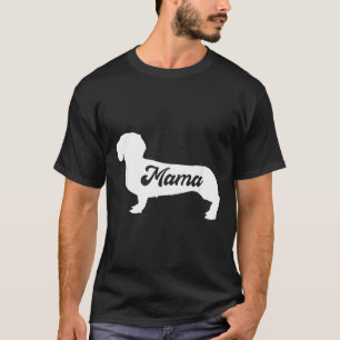 Mama Dachshund Lover Family Matching Costume T-Shirt