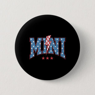 Mama Dada Mini 4th Of July American Family Matchin 6 Cm Round Badge