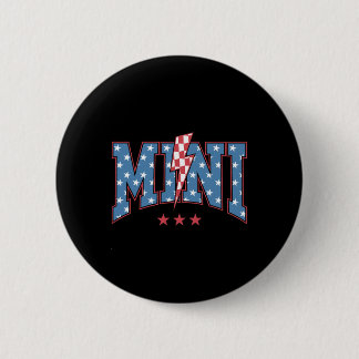 Mama Dada Mini 4th Of July American Family Matchin 6 Cm Round Badge