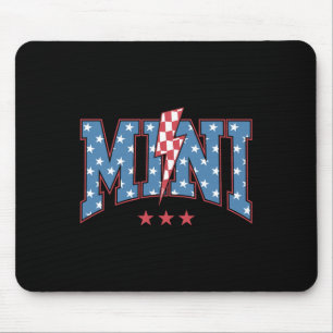 Mama Dada Mini 4th Of July American Family Matchin Mouse Mat