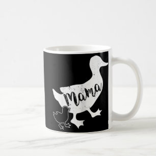 Mama Duck and 1 Baby Duckling Fun Mum   Coffee Mug