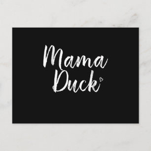 Mama Duck , Cute Duck, Mors Day, Gifts Mum Holiday Postcard