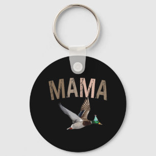 Mama Duck Hunting One Lucky Duck 1st Birthday Fami Key Ring