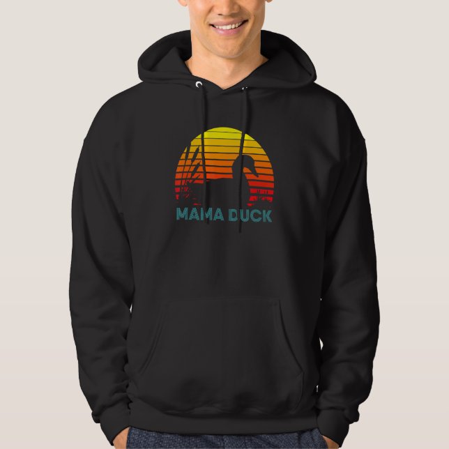 Mama Duck Mother's Day Vintage Costumed Hoodie (Front)