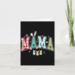 Mama easter day funny easter mum rabbit card