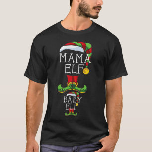 Mama Elf And Ba  T-Shirt