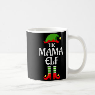 Mama Elf Family Matching Group Christmas Coffee Mug