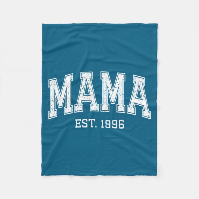Mama Est 1996 Mom D Mothers Day Ized  Fleece Blanket (Front)