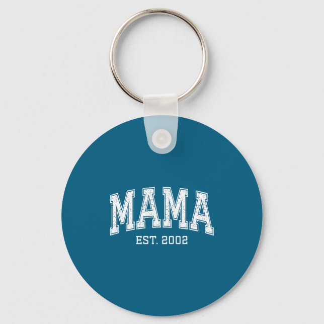 Mama Est 2002 Mom D Mothers Day Ized  Key Ring (Front)