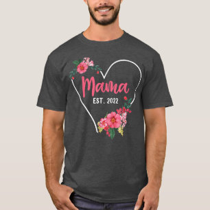 Mama Est 2022 Mum To Be , Pregnancy Announcement T-Shirt