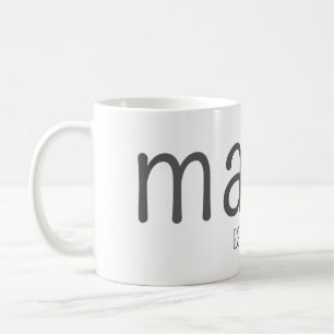 Mama Est 2025 Custom Mug