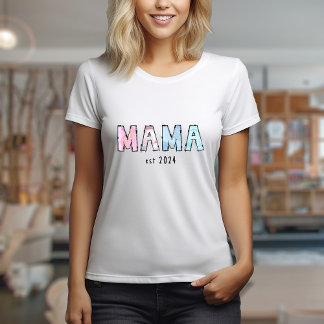 Mama est Womens Basic T-shirt