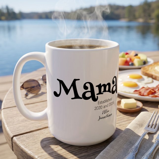 Mama Established New Mum Gift Coffee Mug (Creator Uploaded)