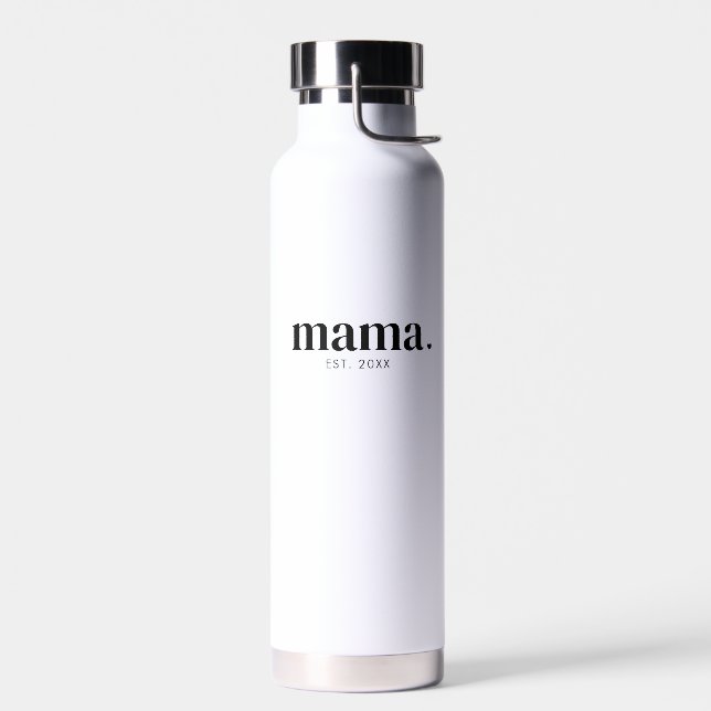 Mama Established New Mum Gift  Water Bottle (Left)