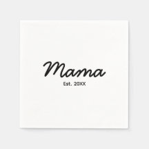 Mama Established Year | Mum Personalised Date