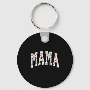 Mama Fall Yall Pumpkin Season Autumn Leaves Thanks Key Ring