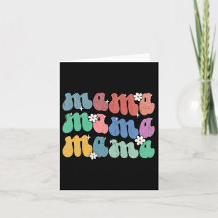 Mama Floral Groovy Mum Life Mama Mother's Day Mate Card
