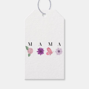 MAMA Floral, Mother’s Day, Birthday Gift, Manual Gift Tags