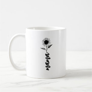Mama flower gift coffee mug
