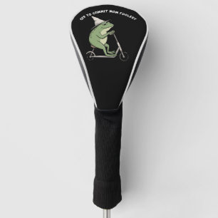 Mama Frog Off to Commit Mum Foolery Scooter Gift Golf Head Cover
