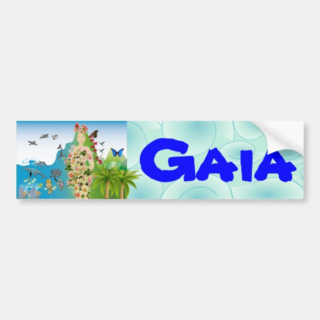 Mama Gaia bumper sticker (Front)