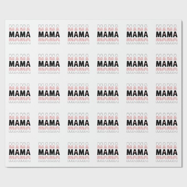 MAMA Gift Wrapping Paper (Flat)