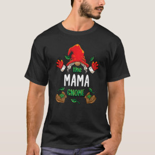 Mama Gnome Matching Family Group Christmas Party P T-Shirt