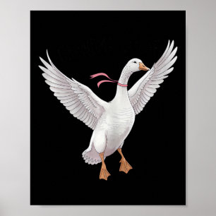 Mama Goose Grandma Joke Funny Mum Silly Mothers Da Poster