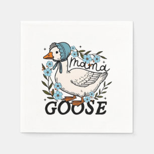 Mama Goose Silly Goose Mothers Day Napkin