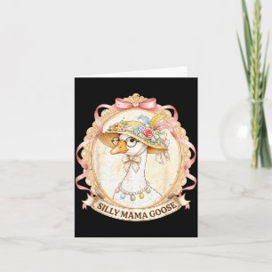 Mama goose vintage for kids girl women mum motherM Card