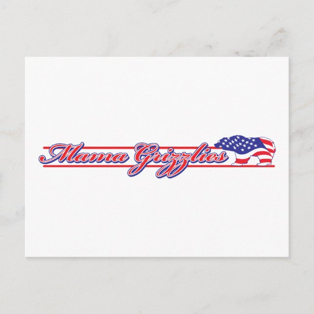 Mama Grizzlies Postcard (Front)