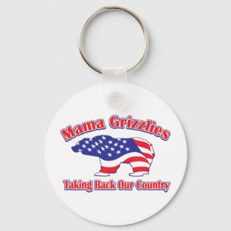 Mama Grizzlies Taking Back Our Country Key Ring