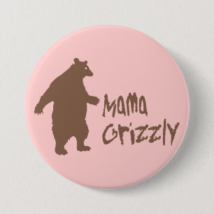Mama Grizzly 7.5 Cm Round Badge