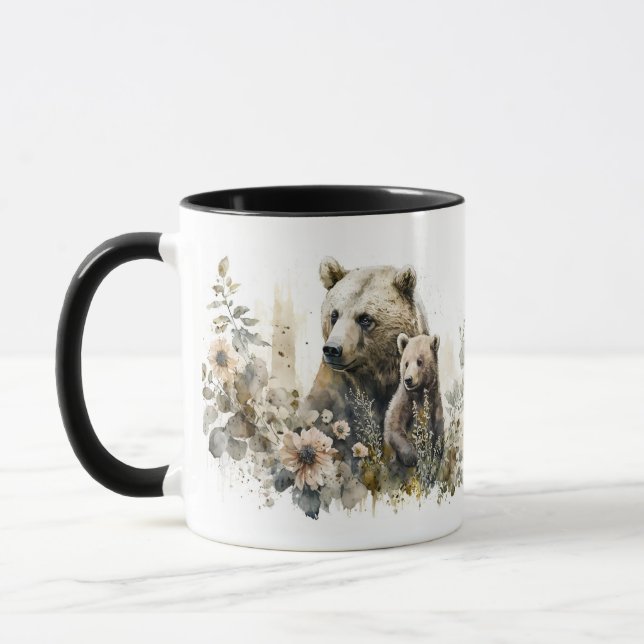 Mama Grizzly and Cub Mug (Left)