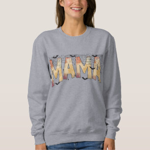 Mama Halloween Fall Theme Design Sweatshirt