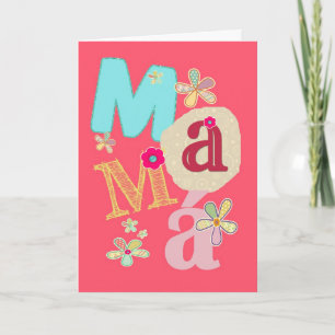 mamá, happy mother's day in Spanish Card