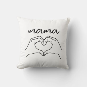 Mama Heart Hands Design A Loving Mother’s Day Gift Cushion