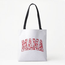 Mama Hearts Valentine's Day Retro Varsity