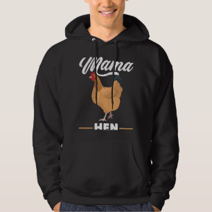 Mama Hen Chicken Rooster Farm Bird Animal Hoodie