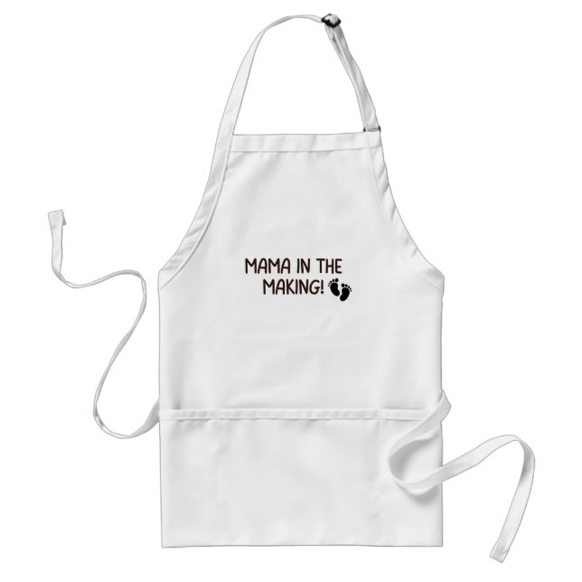 Mama in the Making – Adorable Pregnancy Standard Apron (Front)