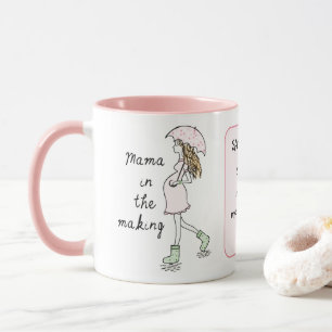 Mama in the making custom mug