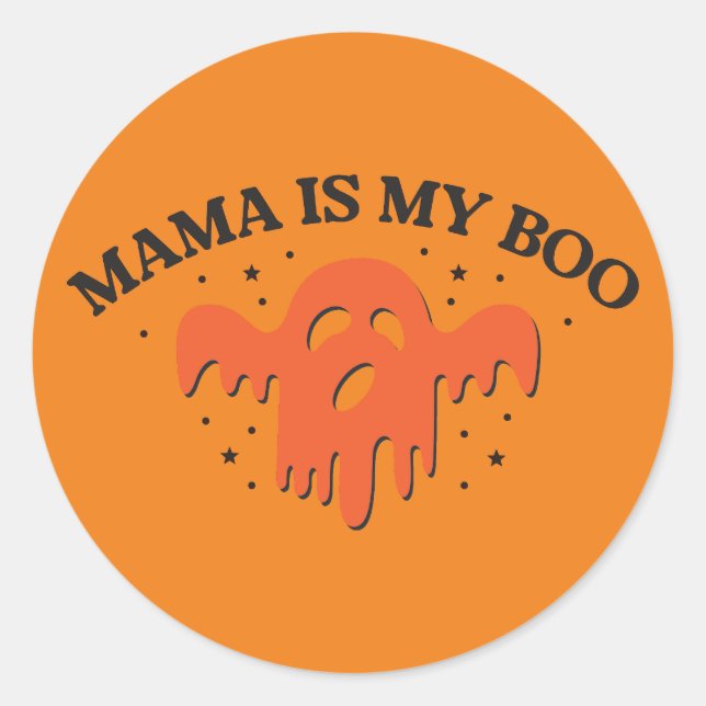 Mama Is My Boo Sticker (Front)