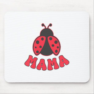 Mama Ladybug First Birthday Girl Family Matching P Mouse Mat