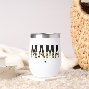 Mama Leopard print Typography Mum Gifts